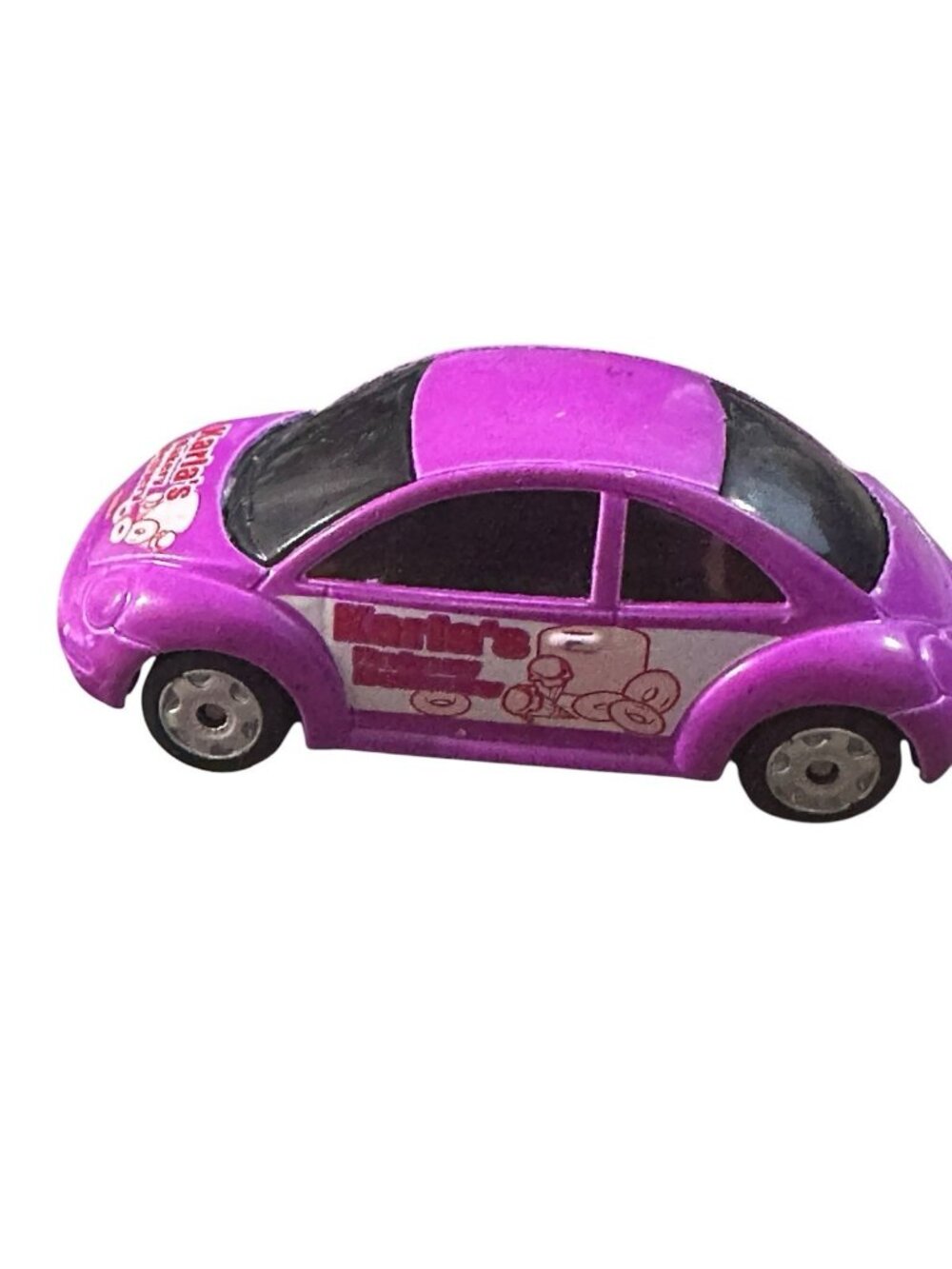Maisto Volkswagen New Beetle Tonka 2002 Hasbro Pink Karla's Bakery Delivery 113